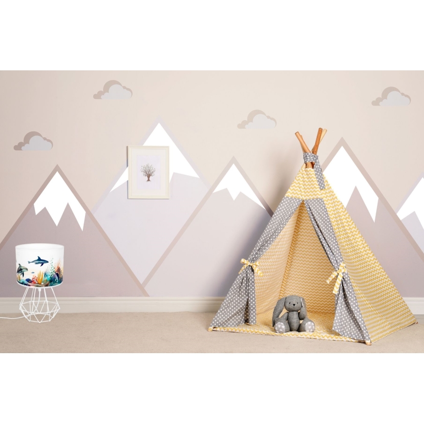 Дитячий нічник OCEAN 1xE27/60W/230V