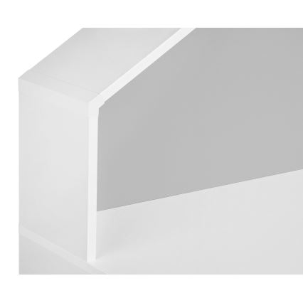 Дитячий письмовий стіл MIRUM 126x100 см білий/сірий