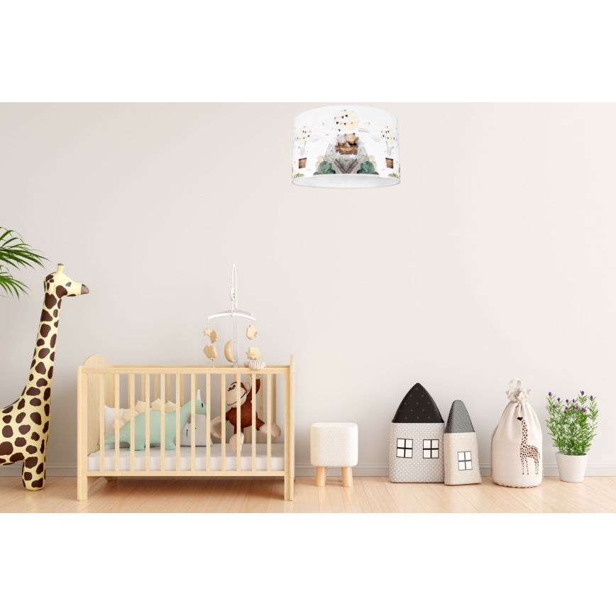 Дитячий стельовий світильник BEARS 1xE27/60W/230V