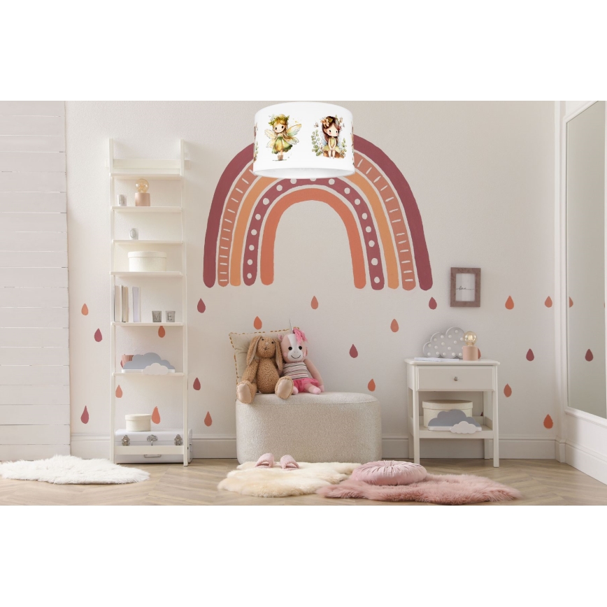 Дитячий стельовий світильник FAIRIES 1xE27/60W/230V