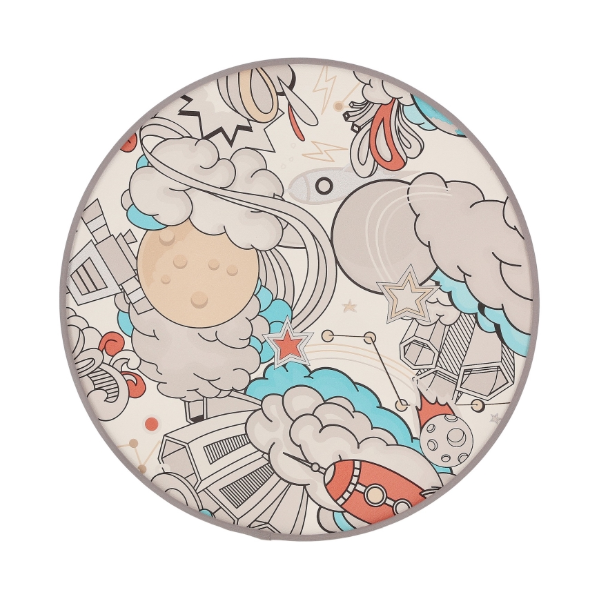 Дитячий стельовий світильник KIDDY 2xE27/40W/230V білий/бежевий