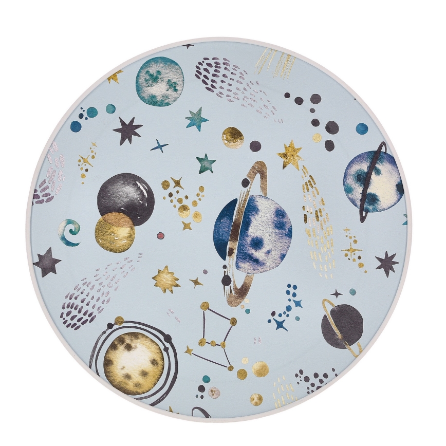 Дитячий стельовий світильник KIDDY 2xE27/40W/230V білий/синій