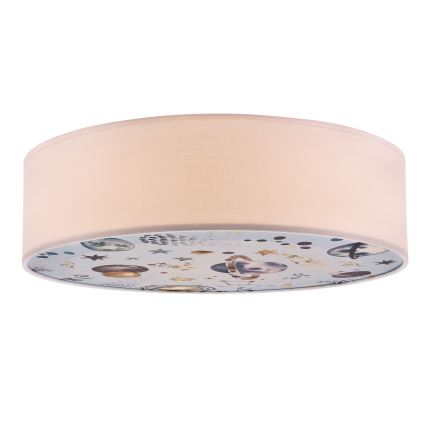 Дитячий стельовий світильник KIDDY 2xE27/40W/230V білий/синій