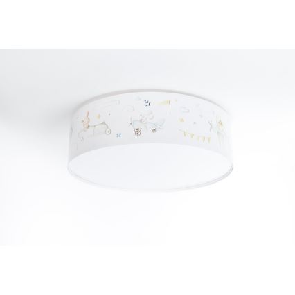 Дитячий стельовий світильник SWEET DREAMS 2xE27/60W/230V діаметр 40 см