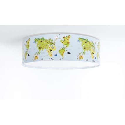 Дитячий стельовий світильник SWEET DREAMS 2xE27/60W/230V діаметр 40 см