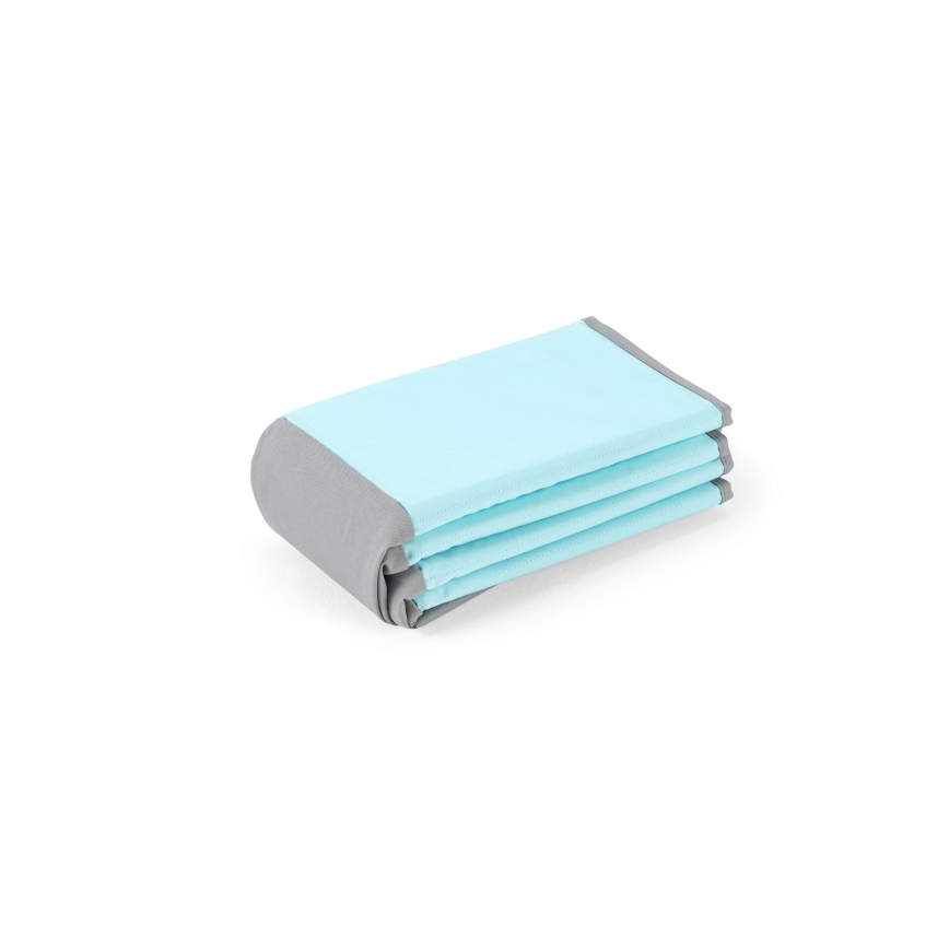 Дитячий сухий басейн з кульками діаметром 80 см синій/сірий