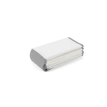 Дитячий сухий басейн з кульками діаметром 80 см білий/сірий