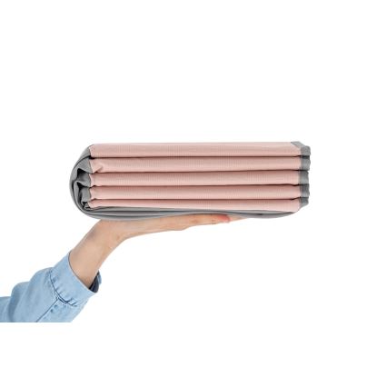 Дитячий сухий басейн з кульками діаметром 80 см рожевий/сірий