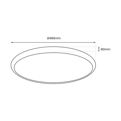 Дитячий світлодіодний стельовий світильник MOONCAT LED/34W/230V рожевий