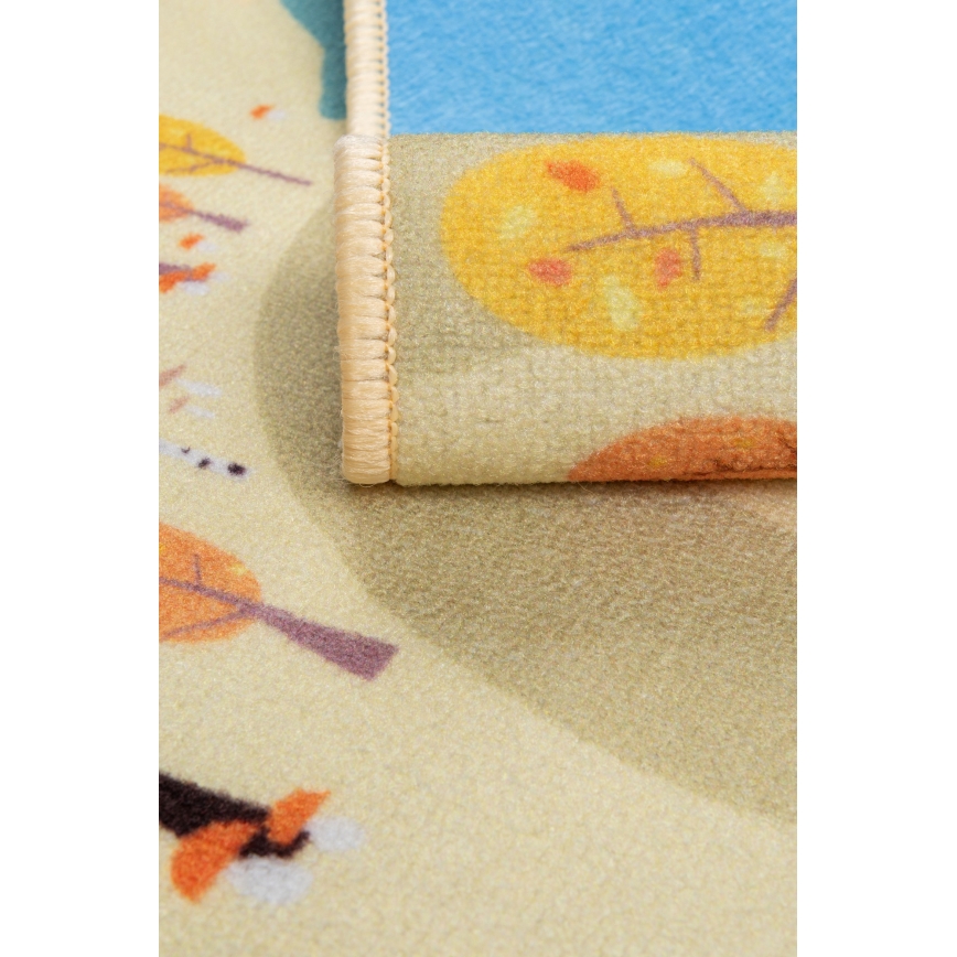 Дитячий килим STELLA STREETS 100x150 см бежевий/місто