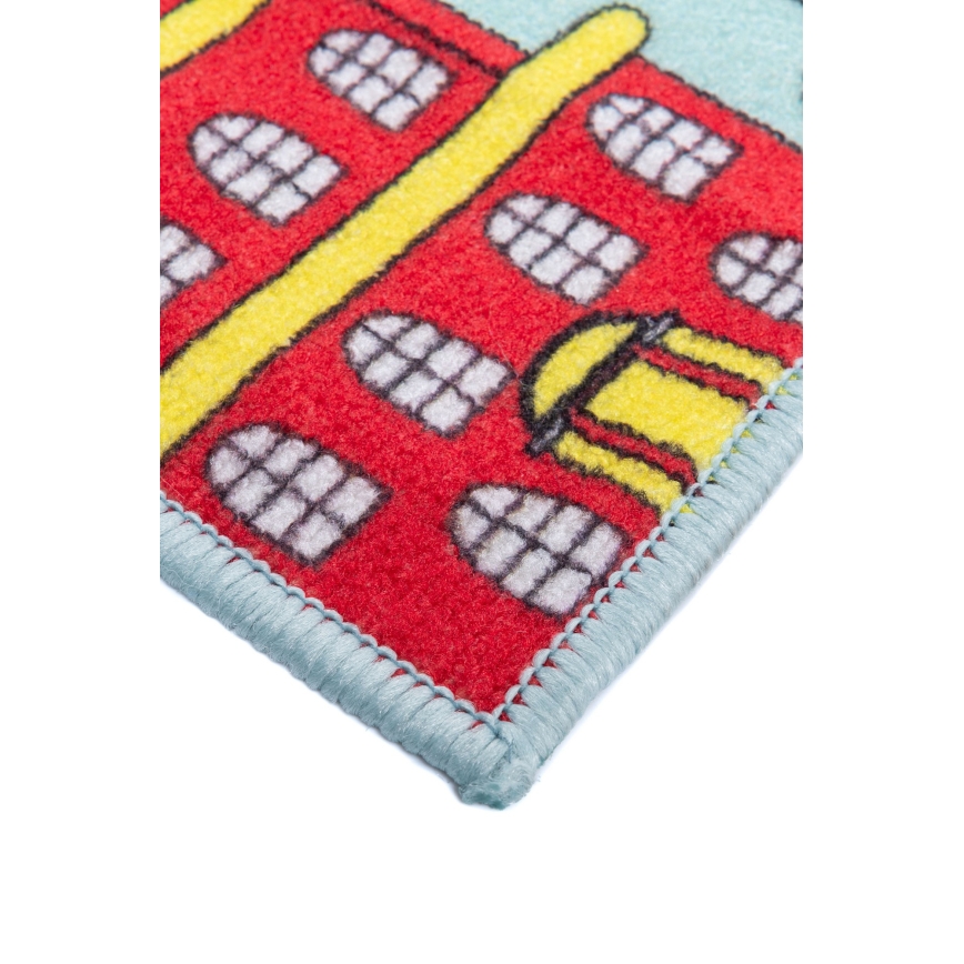 Дитячий килим STELLA STREETS 120x170 см бірюзовий/місто