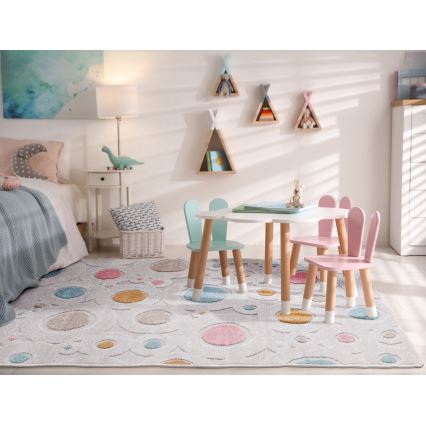 Дитячий килимок PIAR 80x150 см барвистий/у горошок