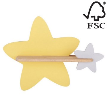 Дитячий настінний LED світильник з поличкою STAR LED/5W/230V