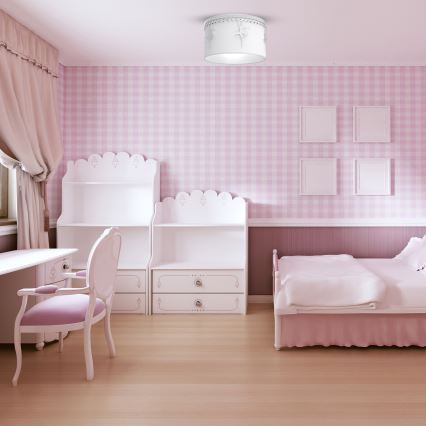 Дитячий стельовий світильник BALLET 1xE27/60W/230V