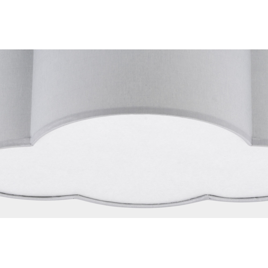 Дитячий стельовий світильник CLOUD MINI 2xE27/15W/230V сірий