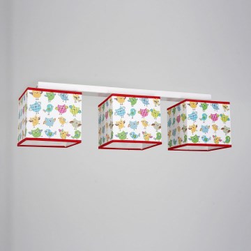 Дитячий стельовий світильник KID 3xE27/60W/230V