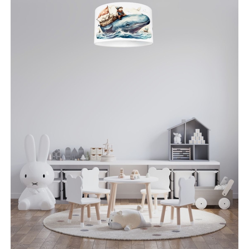 Дитячий стельовий світильник OCEAN 1xE27/60W/230V