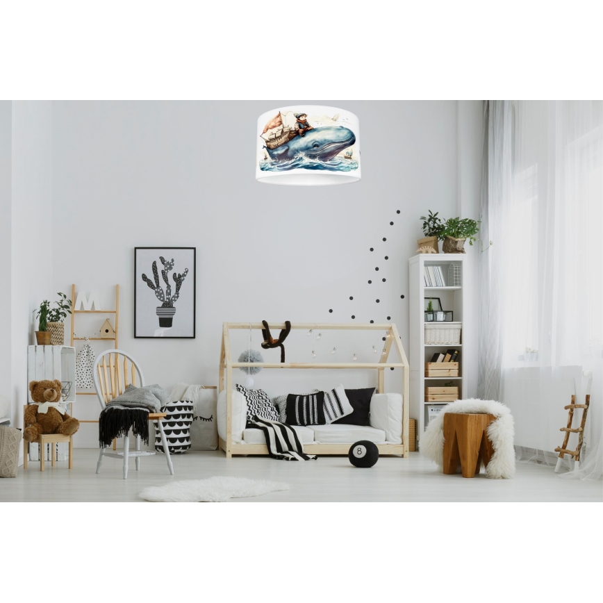 Дитячий стельовий світильник OCEAN 1xE27/60W/230V