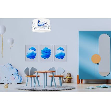 Дитячий стельовий світильник OCEAN 1xE27/60W/230V