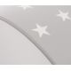 Дитячий стельовий світильник STARS GREY 2xE27/60W/230V сірий
