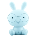 Дитячий світлодіодний нічник з регульованою яскравістю LED/2,5W кролик синій