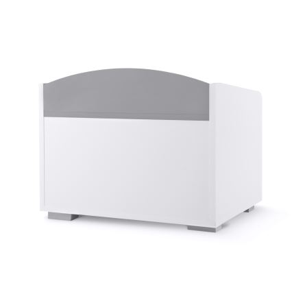 Дитячий контейнер для зберігання PABIS 50x60 см білий/сірий