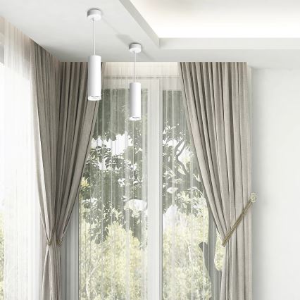 Для ванної кімнати люстра підвісна TURYN 1xGU10/10W/230V IP44 білий