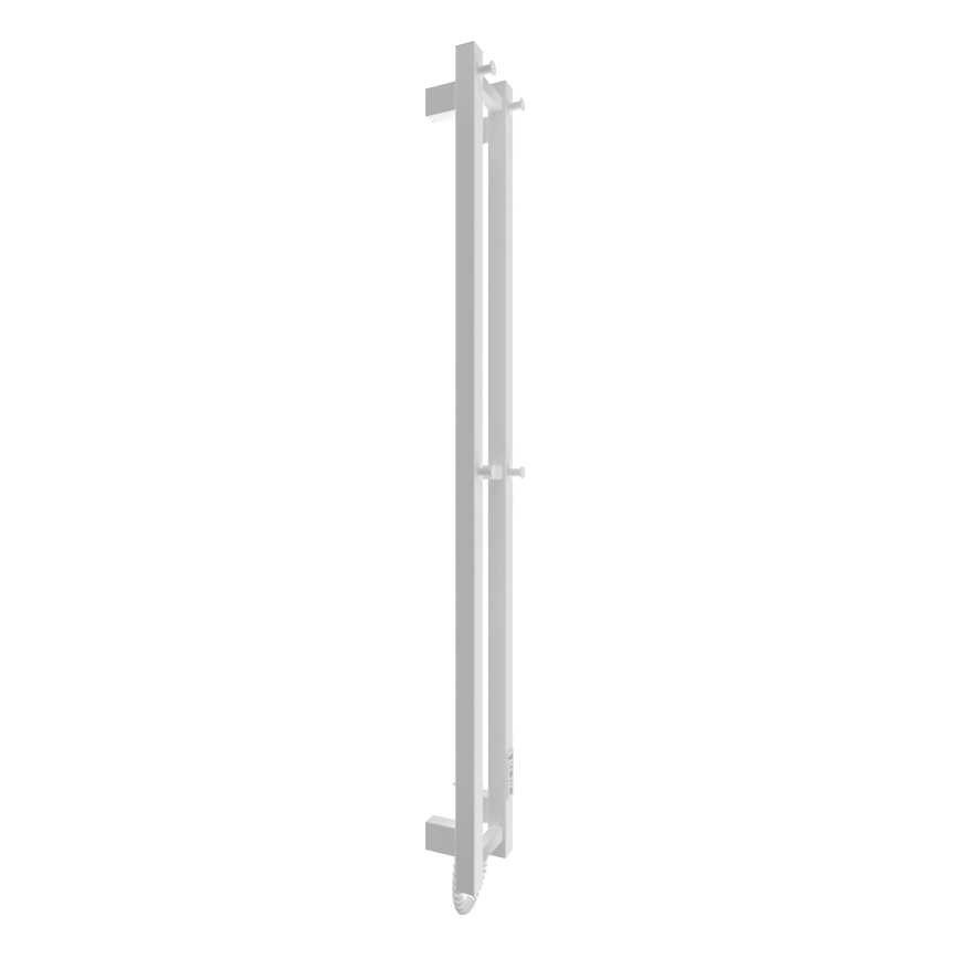Для ванної кімнати радіатор HF SLIM 80W/230V 117x14 см білий квадратний