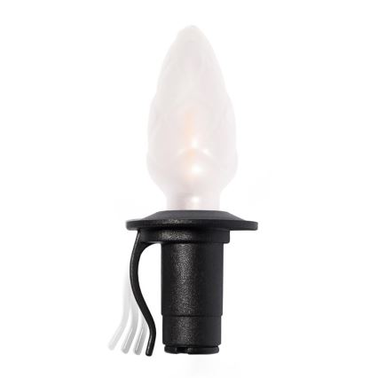Подовжувальна зовнішня LED гірлянда CONE FILAMENT 20xE10 14m, кольорове/тепле біле світло, IP44, виготовлено в Чехії