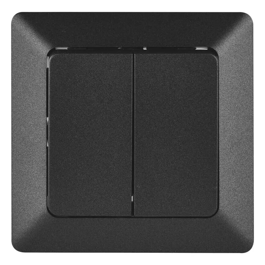 Домашній вимикач серійний 250V/10A антрацит