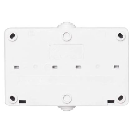 Домашний выключатель переменный № 6 с розеткой 250V/16A IP44 белый