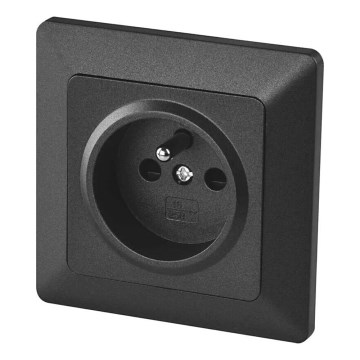 Домашня розетка 250V/16A антрацит
