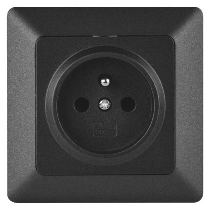 Домашня розетка 250V/16A антрацит