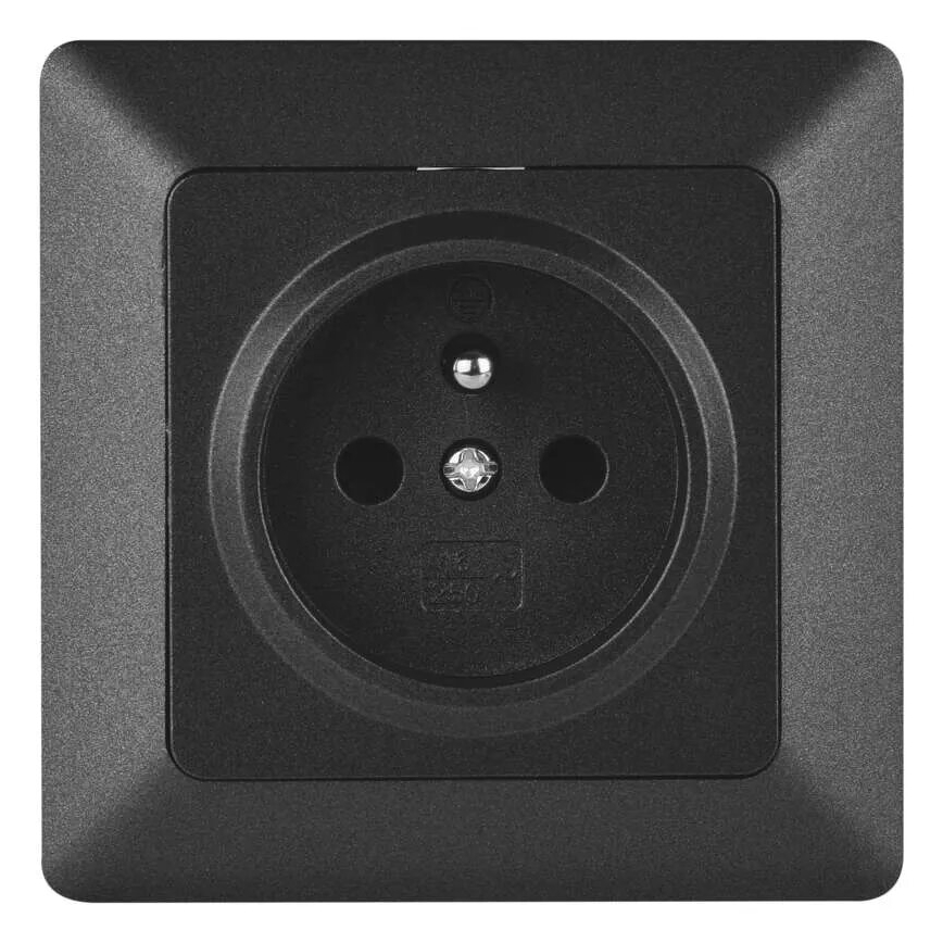 Домашня розетка 250V/16A антрацит