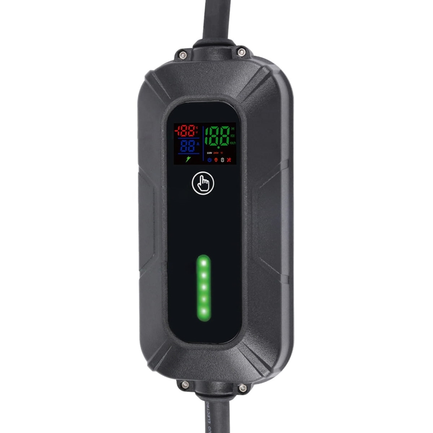 Дорожня зарядна станція для електромобілів EV/PHEV AC Type 2 16A/380V 11kW IP55 5м + адаптер 230V 3,7kW + чохол