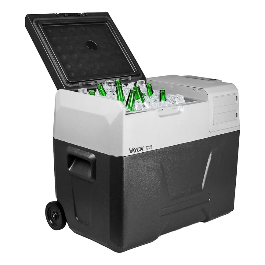 Дорожный холодильник с ЖК-дисплеем 40 л 230V/12V/24V черный