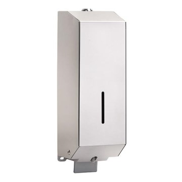 Дозатор для рідкого мила 10x32 см, нержавіюча сталь/сріблястий