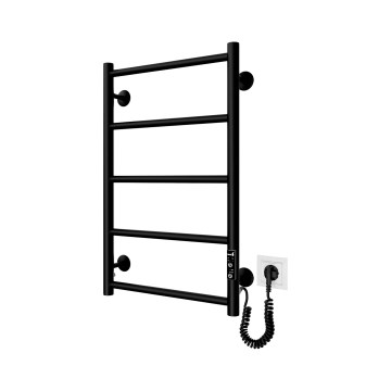 Драбинчаста рушникосушарка CLASSIC 65 Вт/230 В 66x42 см нержавіюча сталь/чорна права