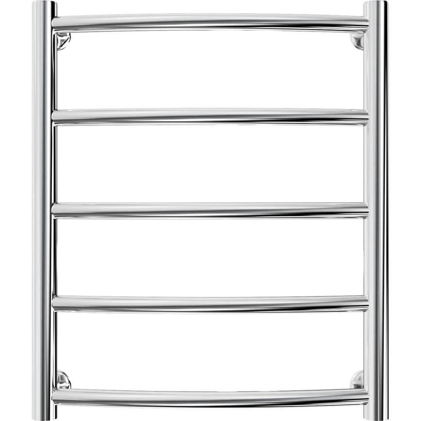 Драбинчастий радіатор для ванної кімнати CLASSIC 88W/230V 50x43 см нержавіюча сталь/глянцевий хром