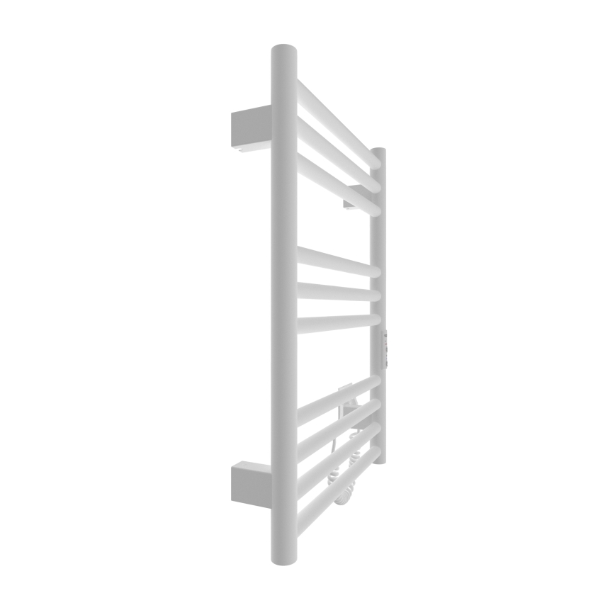 Драбинчастий радіатор для ванної кімнати HF GREENWICH 100W/230V 57x43 см білий круглий