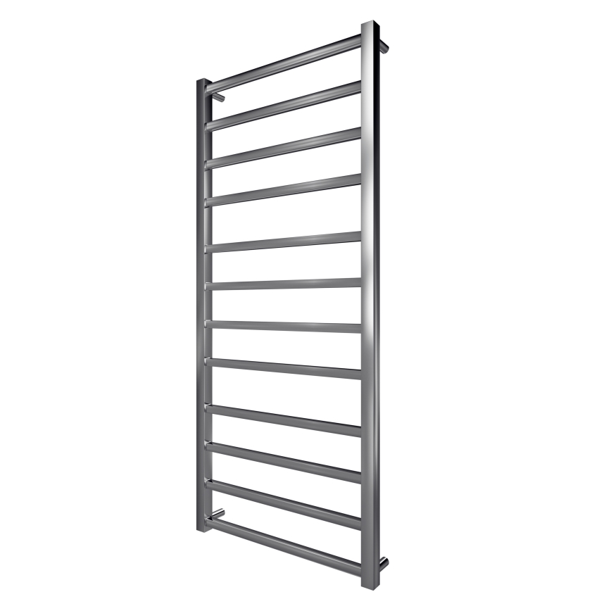 Драбинчастий радіатор для ванної кімнати TOKIO 260W/230V 120x53 см нержавіюча сталь/глянцевий хром