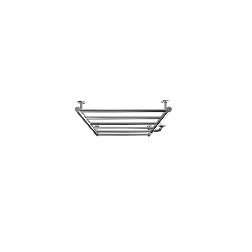 Рушникосушка-драбина для ванної кімнати CLASSIC 110W/230V 81x52 см нержавіюча сталь/полірований хром права