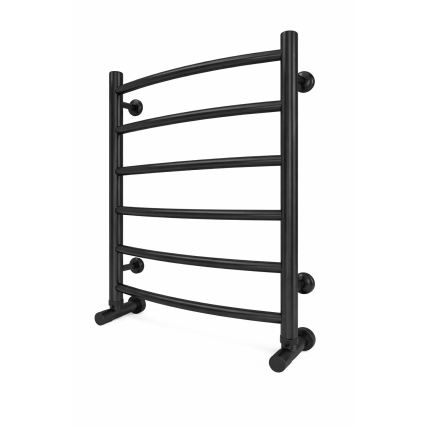 Драбинна рушникосушка для ванної INOX CLASSIC 120W/230V 57x43 cm нержавіюча сталь/чорний
