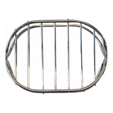 Дротова мильниця 8,4x10,7 см, блискучий хром