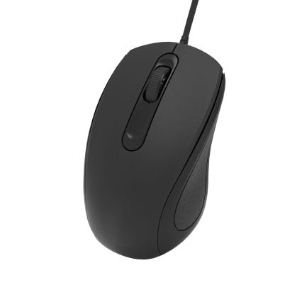 Дротова миша 1200 DPI USB-C чорний