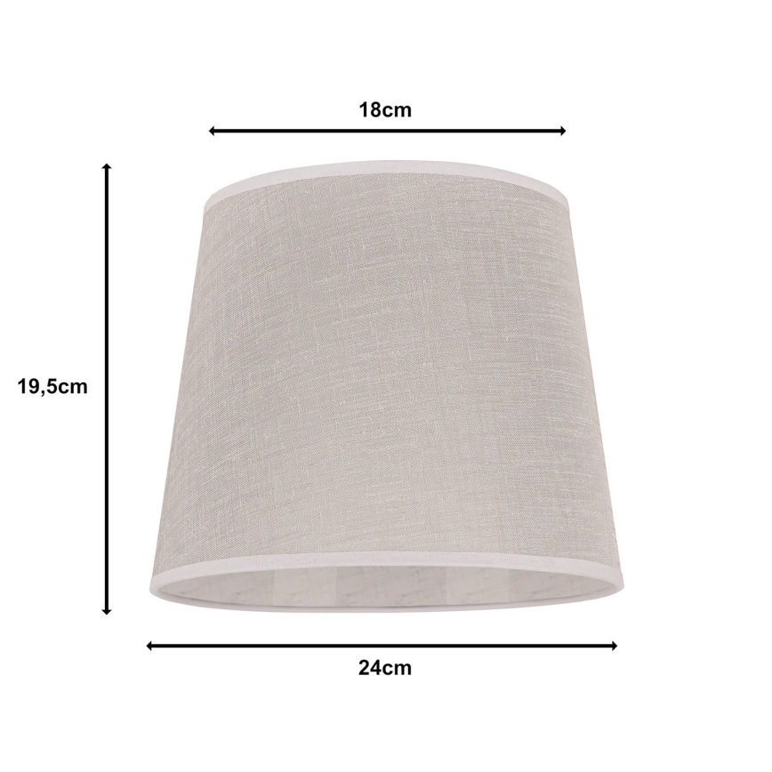 Duolla - Абажур для настільної лампи CLASSIC M E27 діаметром 24 см бежевий