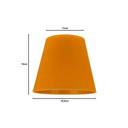 Duolla - Абажур для настольной лампы SOFIA XS E14 пр. 18,5 см жёлтый