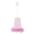 Duolla - Детская подвесная люстра BALLET 1xE27/40W/230V диаметр 21 см розовый