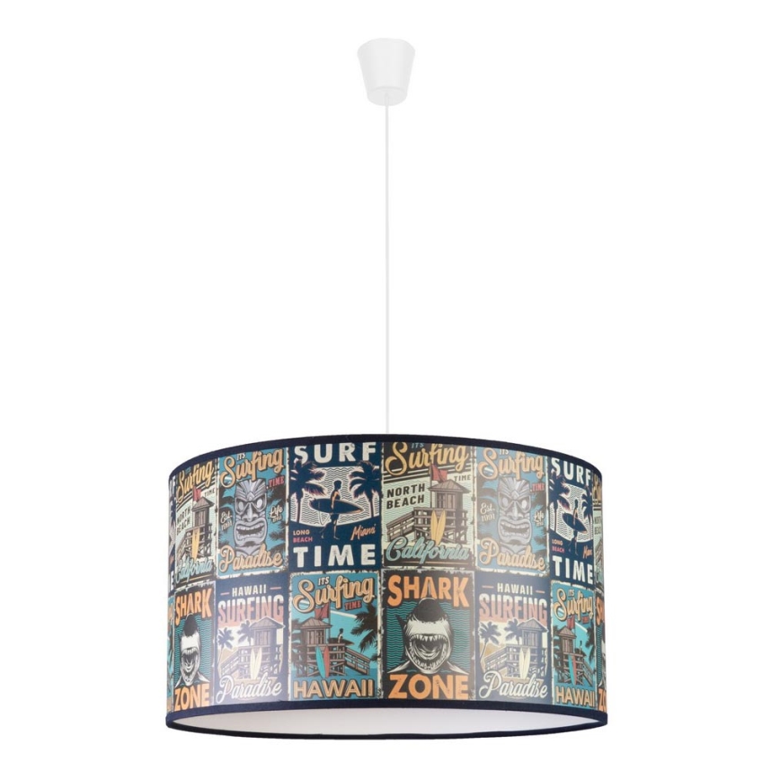 Duolla - Детская подвесная люстра PRINT M 1xE27/40W/230V диаметр 35 см постеры