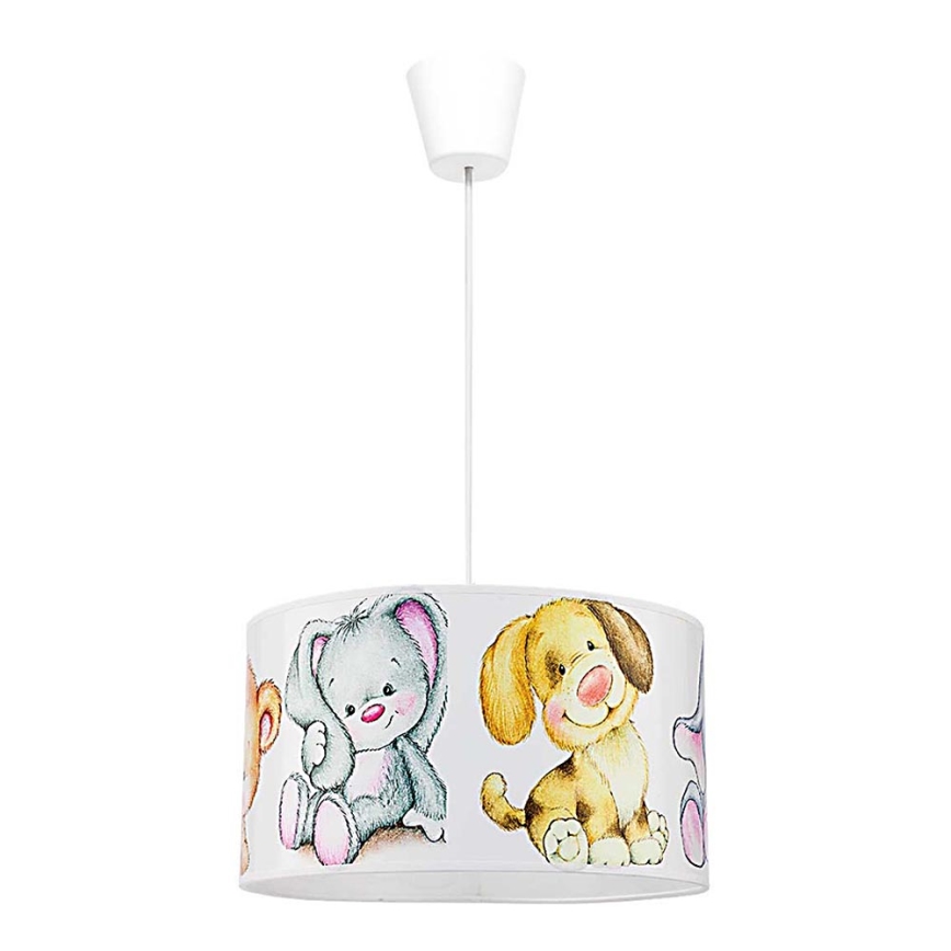 Duolla - Дитяча підвісна люстра SWEET BEARS 1xE27/40W/230V діаметр 35 см